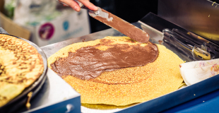 Stand crèpes pour arbre de Noël !
