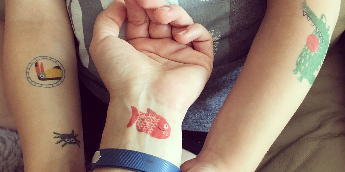 Animation tatouages éphémères enfants pour Arbre de Noël entreprise, collectivité, association !