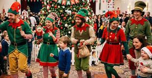 Lutins de Noël en déambulation pour Arbre de Noël !
