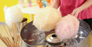 Stand barbe à papa pour arbre de Noël !